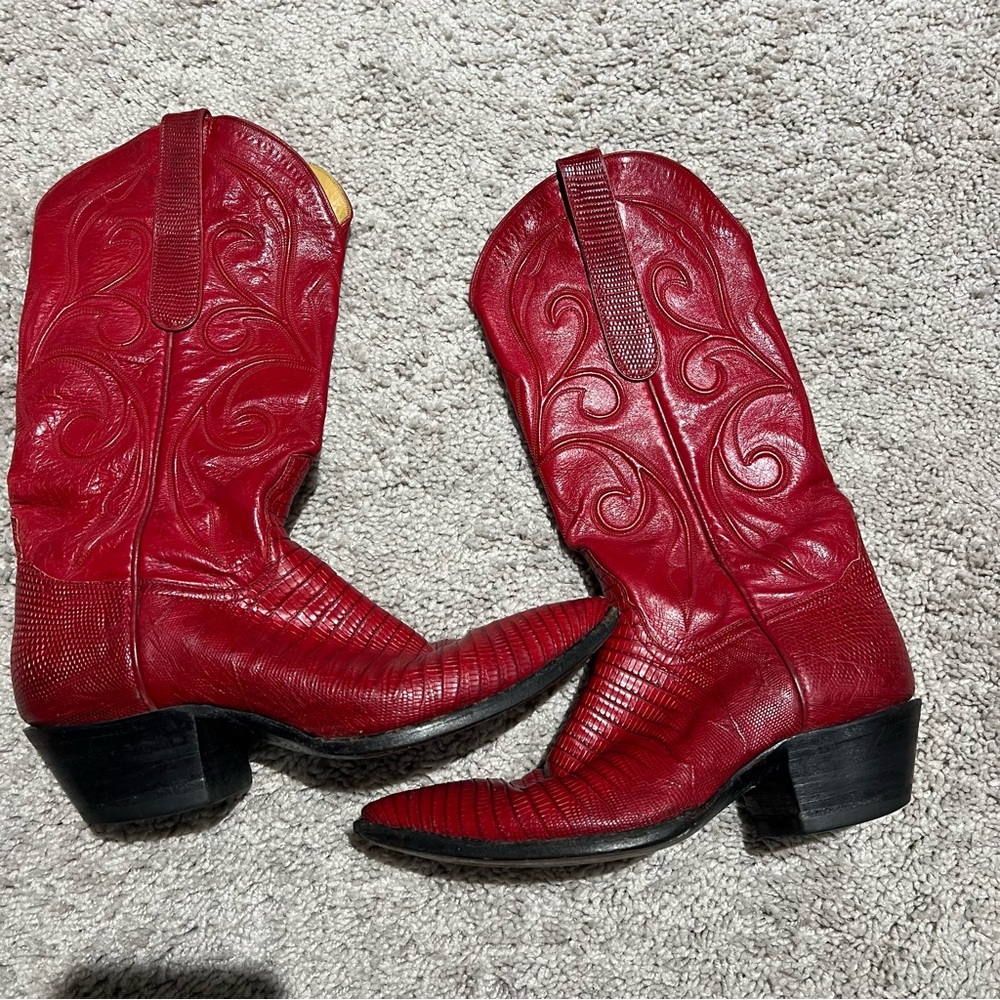 tres Outlaw Red Teju Lizard Women's
Classic 1538 - Picture 7 of 12